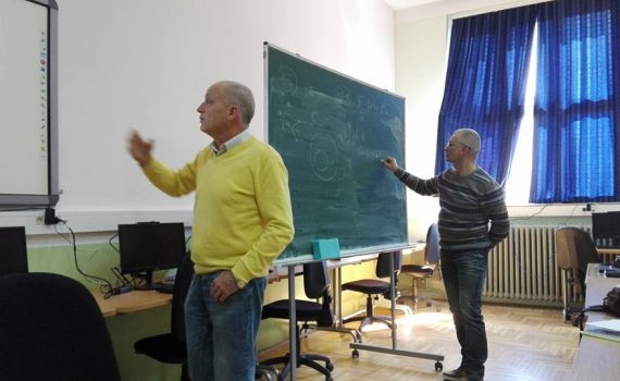 Predavanje u Šestoj beogradskoj gimnaziji 1